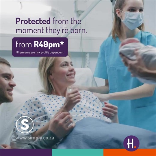 Families change. Needs change. That’s why our life cover grows with you, so you’ll always have the right protection when it matters most. ✅ Flexible combo of life, disability and funeral cover ✅ Optional 50% cash back ✅ Wellness benefit included *Premiums are risk profile dependent Simply FSP 47146. Hollard Lic Life Ins & Auth FSP. Ts&Cs apply. | Simply