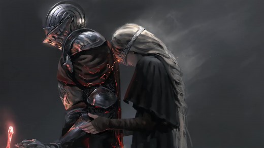 Fire Keeper And Knight Dark Souls 3 Live Wallpaper - MoeWalls