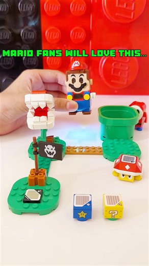 LEGO Super Mario sounds, so satisfying 🍄…#lego #legoshorts