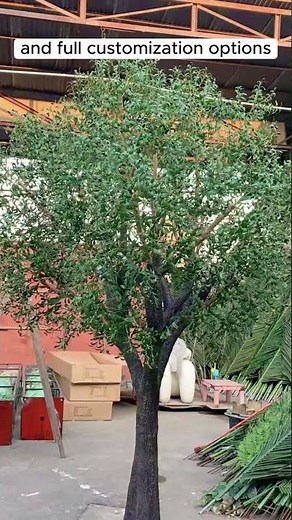 Realistic Artificial Big Trees, Built in Our Factory