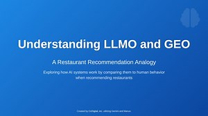 What is LLMO vs. GEO—A Quick Analogy