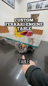 This is a Ferrari engine table 😳🏎️ #ferrari #ferrariengine #engine #supercar #supercars #ferraricalifornia | Launch Mode