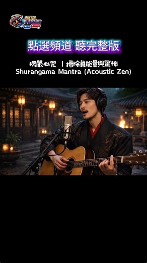 楞嚴心咒 (破魔淨化版)｜掃除負能量與驚怖・安定神魂・最清淨的護身頻率 | Shurangama Mantra (Acoustic Zen)