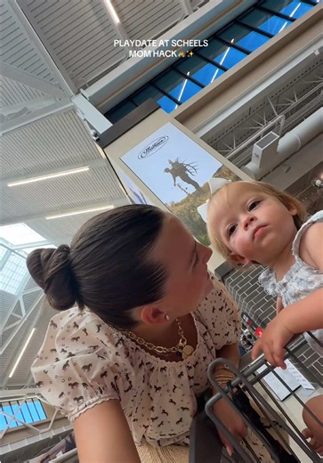 It’s still so hot in Tx 🥵🥵 so this is the indoor playground of everyone’s dreamsssss #playdate #youngmom #scheels #momhack