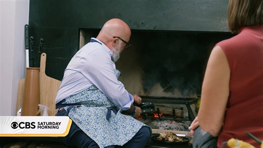 Chef, restaurateur, cookbook author and social activist Andrew Zimmern has made a name for himself with his versatile cooking, earning worldwide recognition. But when it comes to Thanksgiving, Zimmern takes time to reflect and celebrate where he is now. Dana Jacobson sat down with Andrew Zimmern for a special Thanksgiving feast on #TheDish. | CBS Mornings