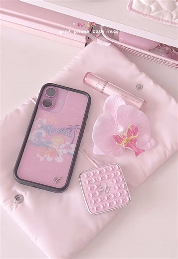 pink phone case reco 🦢 #casereco #wildflowercase #pinkphonecase #tiktokmademebuyit #fyp