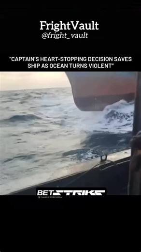 FrightVault on Instagram: "Follow for daily Reels @fright_vault As the tide began to rise, the crew expected another routine surge—nothing they hadn’t faced before. But within minutes, the sea transformed into a towering wall of water. The ship lurched as if pulled by an invisible force, the deck tilted, and alarms erupted across the vessel. Panic rippled through the crew as the tide climbed higher, swallowing the railings and flooding the bow. For a moment, it looked as though the entire ship w