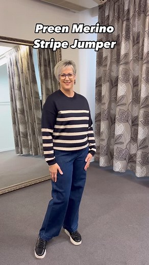 Nardia’s here to show us how to style this Preen merino stripe jumper 3 ways! The weather is getting colder so layering with merino is the perfect way to stay warm and cosy! #winterfashion #fashion #outfitinspo #preen #style #womensfashion | Preen | Facebook