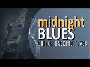 Blues Improvisation Guitar Backing Track in Gm