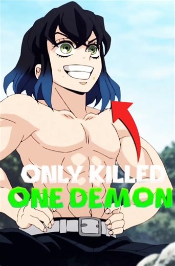 Did You Know Inosuke Only Killed One Demon In Demon Slayers? #shorts #demonslayer