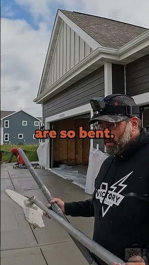 Bent Poles? Just Eyeball It. #concrete