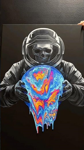 Gravity Art by Chris Jacoub #art #painting #shorts