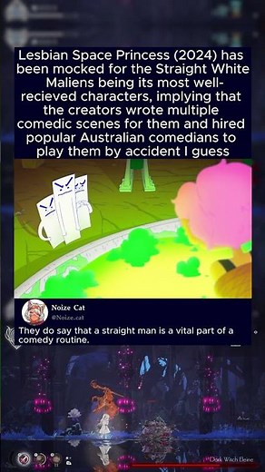 Lesbian Space Princess (2024) has been mocked for the Straight White Maliens being its most