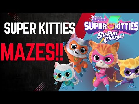 10 Super Kitties Mazes! Disney Junior