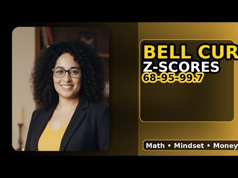 Bell Curve: Empirical Rule (68–95–99.7) + Z-Score Examples