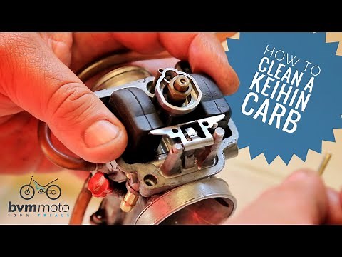 How To - Clean Your Keihin PWK Carb On Your Trials Bike!