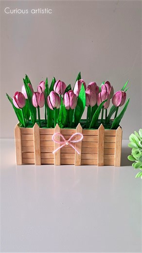 Diy pista shell tulip flower🌷how to make pista shell tulip, pista shell craft tulip