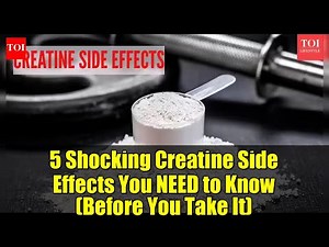 5 Shocking Creatine Side Effects You NEED to Know (Before You Take It)