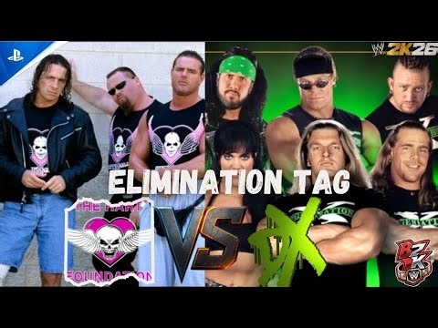 WWE2K26 Hart Foundation vs DX! Classic Surviour Series Match