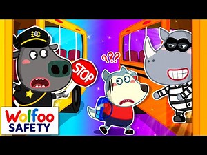 Wolfoo Shows How to Spot a Stranger 🚌 Safety Rules for Kids l Wolfoo Play & Learn