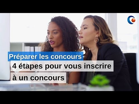 4 étapes pour vous inscrire à une concours de la fonction publique