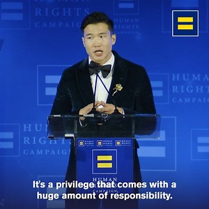 "It is more important than ever that we are seen standing up for everyone in our big, beautiful collective because we are everywhere across every issue." | Human Rights Campaign