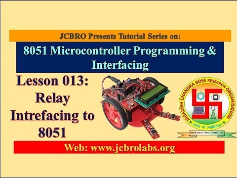 Lesson 13: Relay Interfacing to 8051 in Embedded C
