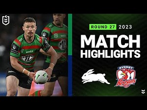 NRL Highlights | NRL 2023 | Rabbitohs v Roosters | Match Highlights