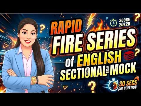 MOCK-1 | Can You Score 10+? 🔥 JKSSB Junior Assistant English Mock Test 2026 | New Pattern