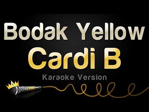 Cardi B - Bodak Yellow (Karaoke Version)
