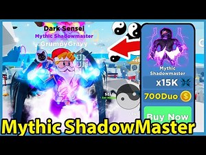 UNLOCKING THE MYTHIC SHADOWMASTER RANK! x15000 BOOST! | Roblox Ninja Legends