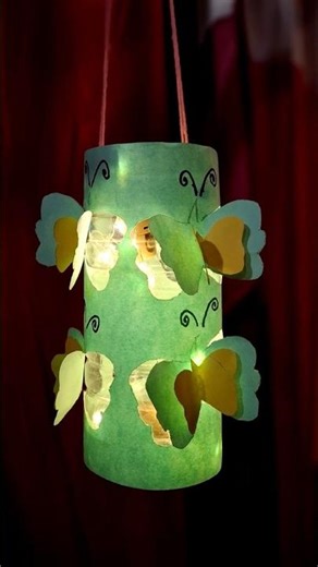 Don’t Throw Plastic Bottles Away! Make This Beautiful Night Lamp 💡 #plasticban #shorts #homedecor