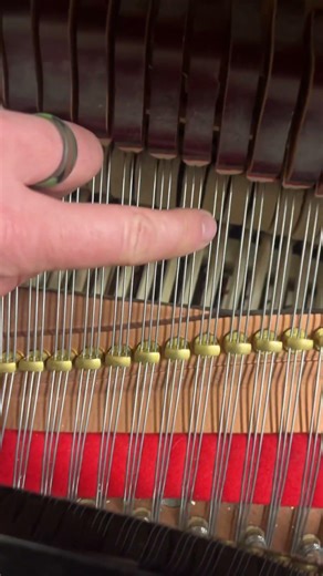 Piano Note and Corresponding String