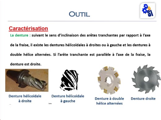 Les Outils de fraisage | Science et Technique de l'Ingénieur STI