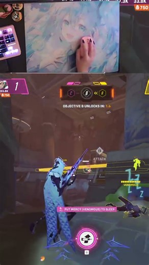 bully the mercy player #overwatch2 #cod #ashe #funny #cute #girl