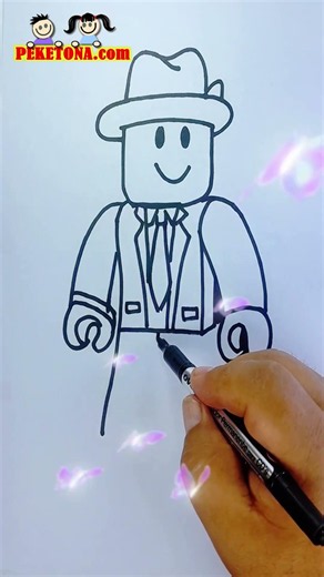 DIBUJO FACIL DE ROBOT DE JUEGOS PASO A PASO
