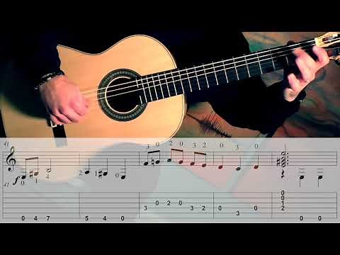 MALAGUENA - Easy Arrangement with (partial TAB) - Fingerstyle Guitar