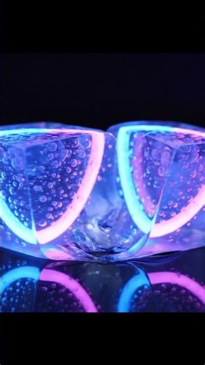 Satisfying NEON ICE CUTTING #asmr #shortvideo #shortsfeed