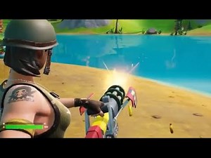 Fortnite Eminem Rap God Minigun Mythic Gameplay!