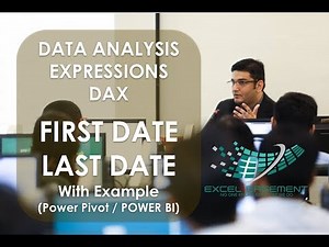 DAX - FIRSTDATE & LASTDATE With Example (PowerPivot / POWERBI)