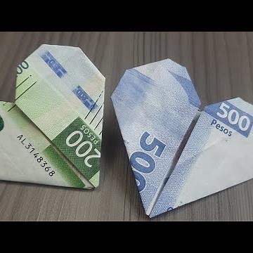 como hacer corazón con billetes