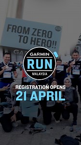 45K views · 147 reactions | [Garmin Run Asia Series 2025] Your turn is coming. Registration opens 21 April. Hear it from the champions who’ve done it. Hero to hero, this year could be your year. Garmin Run Asia Series 2025 - Malaysia  Dataran Putrajaya  2 November 2025  10KM / 21KM Stay tuned! #GarminRunAsiaSeries2025 #ZeroToHero #BeatYesterdayMY #GarminMalaysia | Garmin Malaysia | Facebook