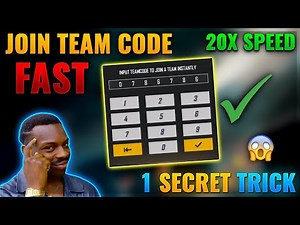 How to join fast team code in free fire | How to join any team code | How to go fast in team code
