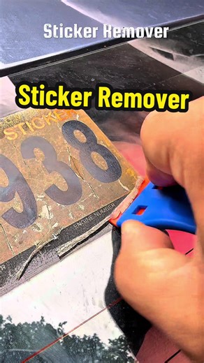 Sticker Remover #stickerremover #stickers #fyp #caraccessories #motorcyclesticker