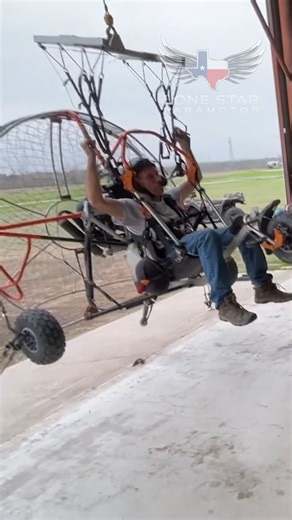 PPG Training + Equipment Sales on Instagram: "Our flight simulator is built for more than just foot-launch training; it’s designed for trike training as well. The simulator is strong enough to safely support the full weight of a trike, allowing students to practice realistic takeoff, throttle control, and landing procedures. With instructors guiding each session, trike pilots can rehearse real-world scenarios and build confidence in a controlled environment. https://lonestarparamotor.com/trike-t