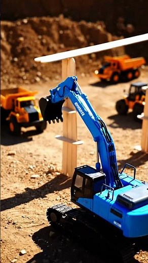 Epic Toy Excavator Action! 🚧 RC Construction Fun