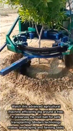 Precision Automated Tree Root Digging Machine