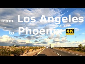 Driving from Los Angeles, California to Phoenix, Arizona on Freeway I-10. Part 2