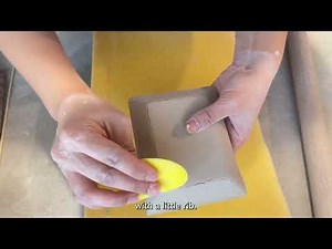 How to Make a Textured Snack Tray with GR Pottery Forms - Easy Pottery Tutorial