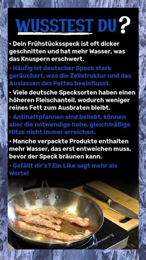 Warum dein Speck nie richtig knusprig wird: Die Wahrheit.